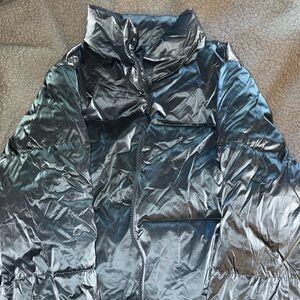 Old Navy metallic puffer